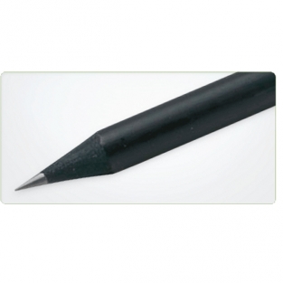 Wooden Eco Black pencil with eraser - FSC 100%